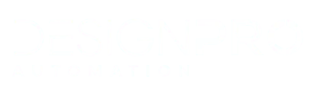 DESIGNPRO AUTOMATION logo, an example of sophisticated brand identity design.