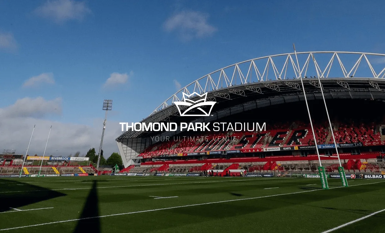 Thomond Park Stadium, a prominent regional landmark for website design.